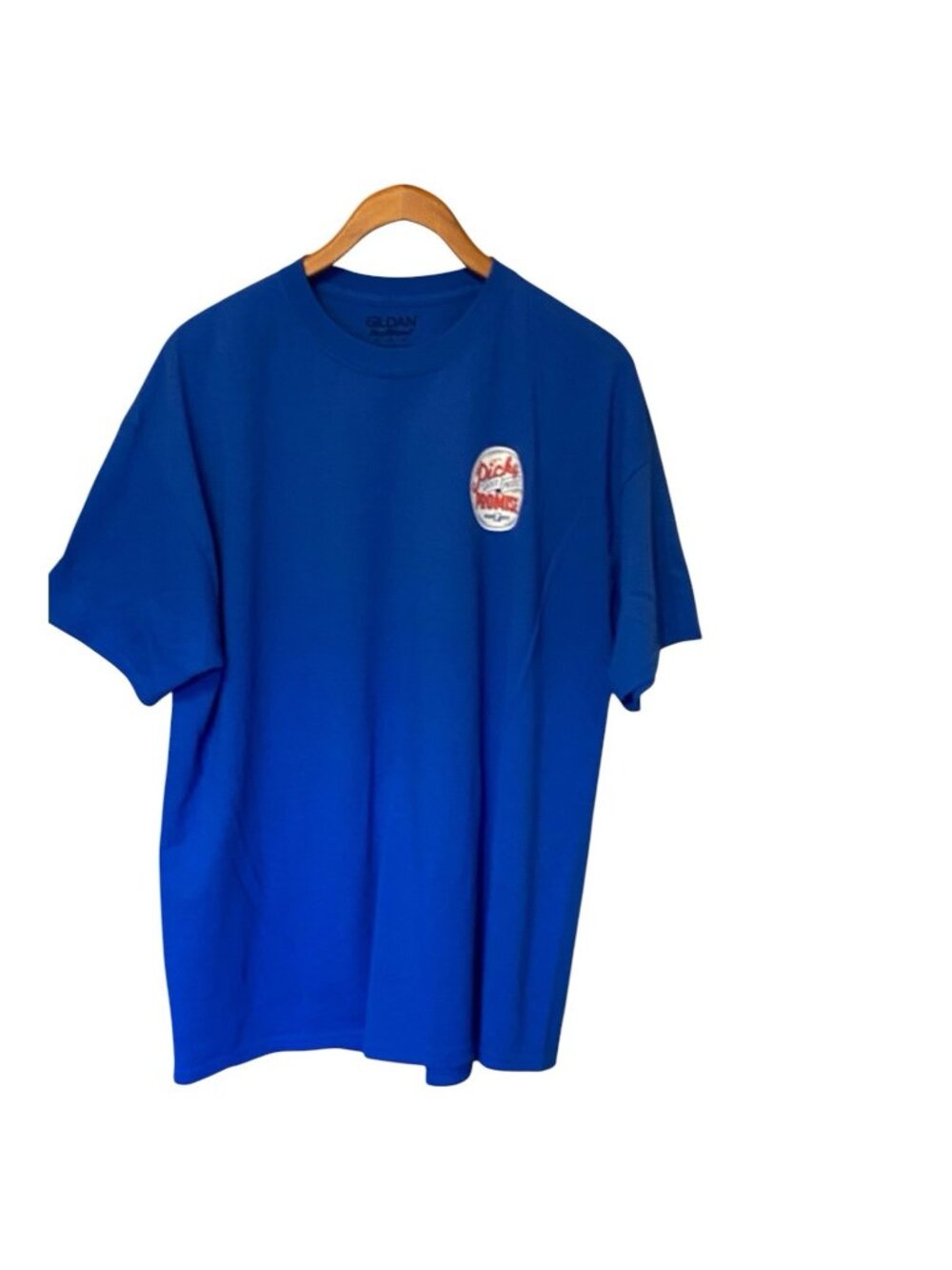 Food City Support Local Farmers T-Shirt Men's XL Blue Gildan Produce Graphic Tee